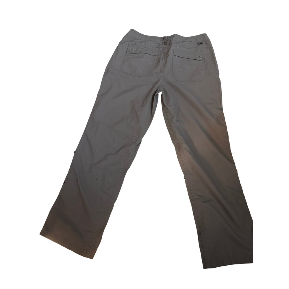 The‎ North Face Womens Gray Cargo Hiking Pants Roll Up Tab Size 12 Regular